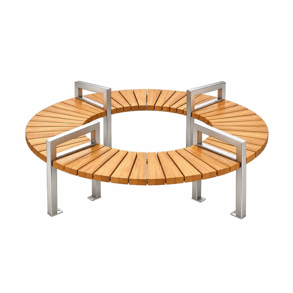 BANC EN AG ET ASSISE EN BOIS – Image 3